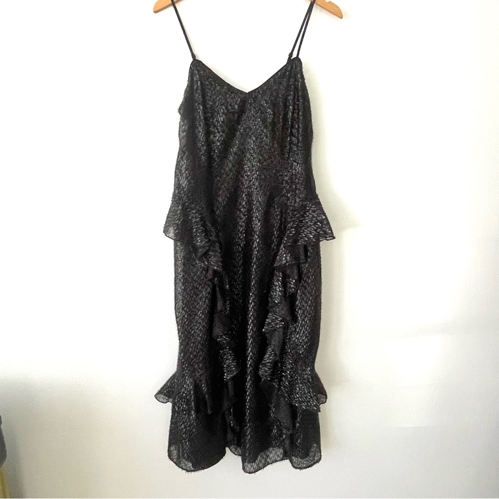 1. State black metallic midi dress - Picture 6 of 10